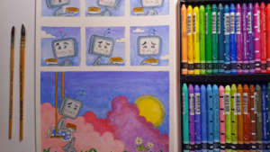 Schuldgevoel creatief bezig zijn